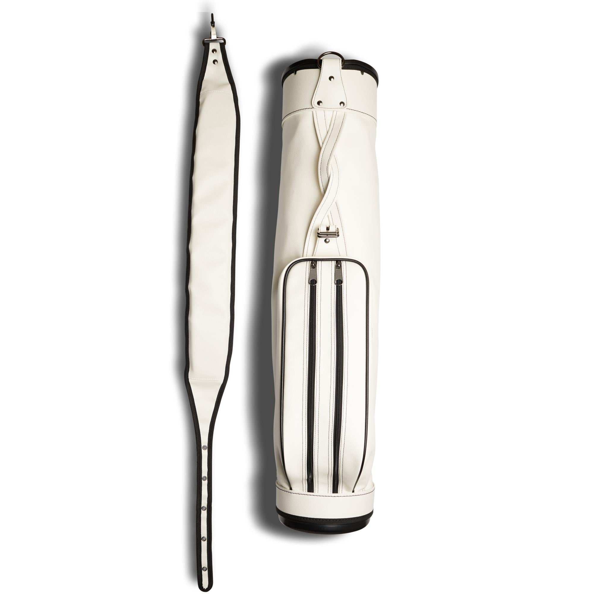 Jones Original Golf Bag SE PU White Stripe Show